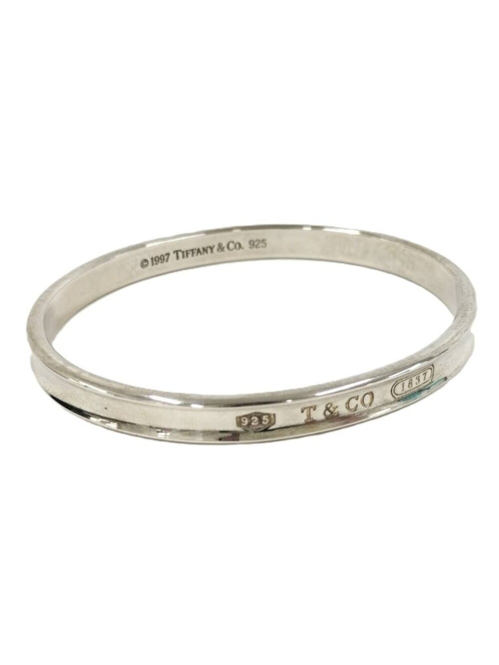 Tiffany & Co Narrow Bangle Silver Bracelet